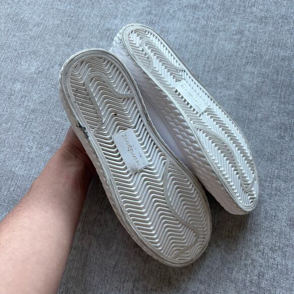 Zimmermann Twist Low Top Canvas White Sneaker - Picture 6 of 7